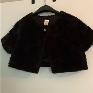 Gymboree Faux Fur Bolero Jacket 7/8